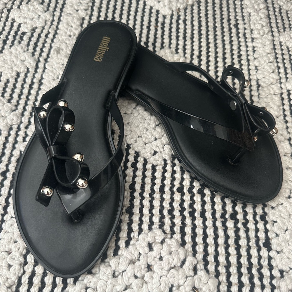 Melissa Flip Flops size 8